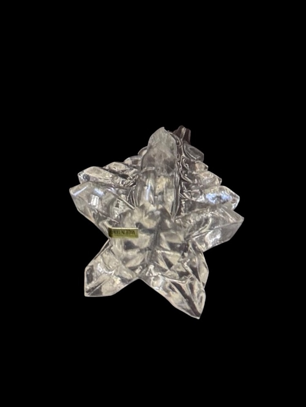 Set of 3 Silvestri Vintage Handcrafted Clear Crystal Christmas Trees with Boxes - Picture 13 of 14